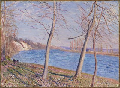 Die Ufer des Flusses bei Veneux, 1881 von Alfred Sisley